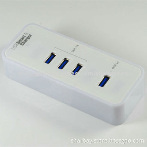 USB smart charger with TI charging chipset, 12V/2.5A power adapter, 12V DC/2.5A input